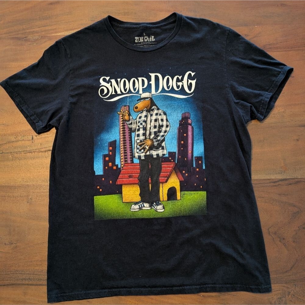 Snoop Dogg Tha Dogg Collection Graphic Tee Size Large Unisex 100% Cotton